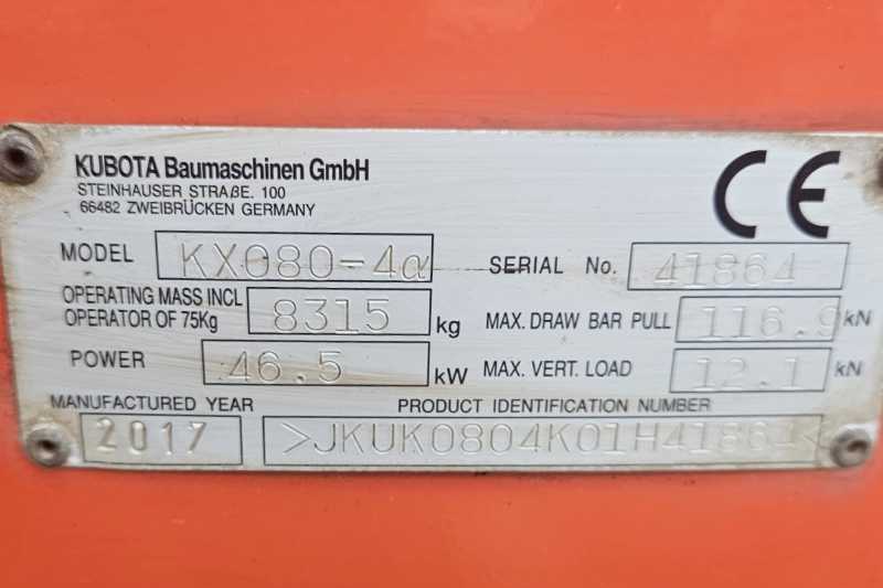 OmecoHub - Immagine KUBOTA KX080-4a